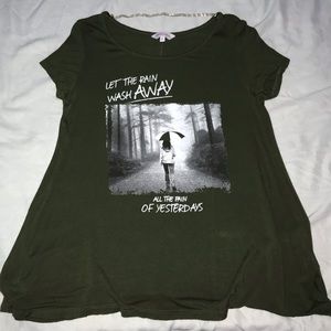 Dark Green short sleeve t-shirt